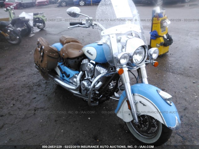 56KCVAAA5J3367580 - 2018 INDIAN MOTORCYCLE CO. CHIEF VINTAGE 蓝色 照片 1