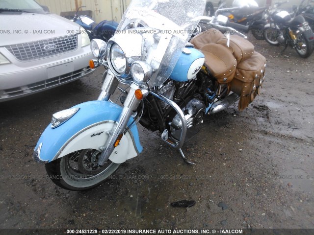 56KCVAAA5J3367580 - 2018 INDIAN MOTORCYCLE CO. CHIEF VINTAGE 蓝色 照片 2