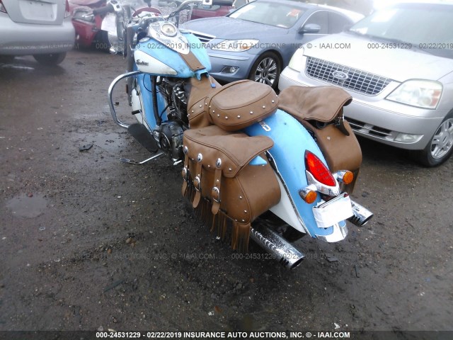 56KCVAAA5J3367580 - 2018 INDIAN MOTORCYCLE CO. CHIEF VINTAGE 蓝色 照片 3