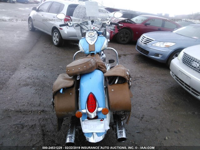 56KCVAAA5J3367580 - 2018 INDIAN MOTORCYCLE CO. CHIEF VINTAGE 蓝色 照片 6