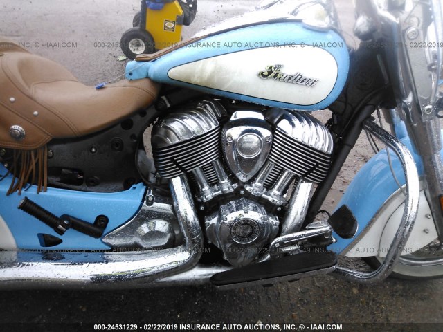 56KCVAAA5J3367580 - 2018 INDIAN MOTORCYCLE CO. CHIEF VINTAGE 蓝色 照片 8