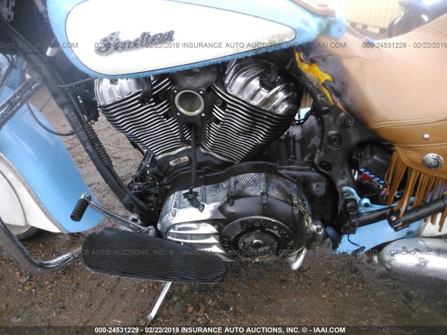 56KCVAAA5J3367580 - 2018 INDIAN MOTORCYCLE CO. CHIEF VINTAGE 蓝色 照片 9