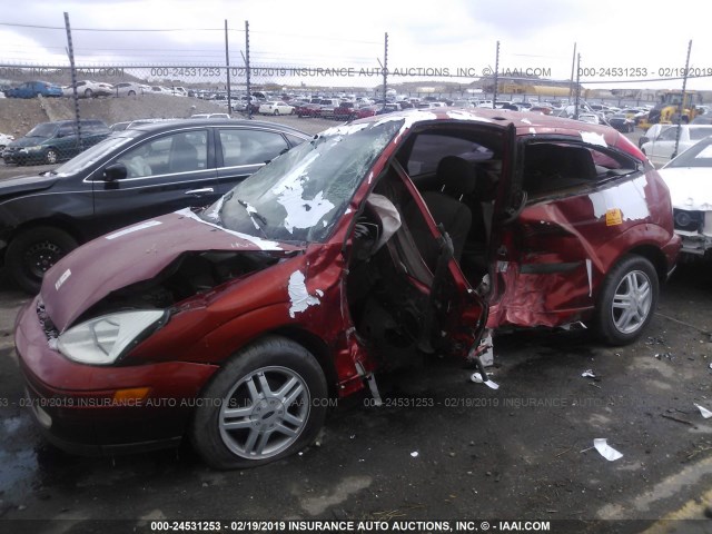 3FAFP3130YR240960 - 2000 FORD FOCUS ZX3 ORANGE photo 6