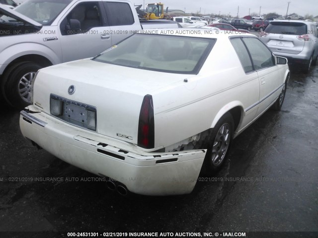 1G6EL12Y1YU196169 - 2000 CADILLAC ELDORADO ESC WHITE photo 4