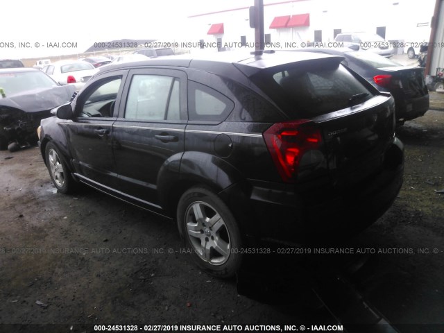 1B3HB48A59D184683 - 2009 DODGE CALIBER SXT BLACK photo 3