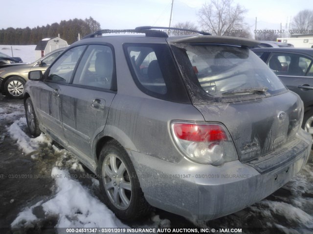 JF1GG68656H803568 - 2006 SUBARU IMPREZA OUTBACK SPORT/OUTBACK SPC SILVER photo 3