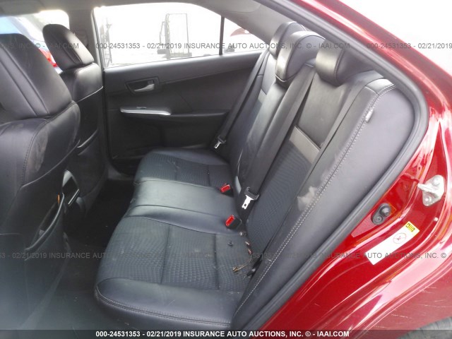 4T1BF1FK8EU840870 - 2014 TOYOTA CAMRY L/SE/LE/XLE Qırmızı foto 8
