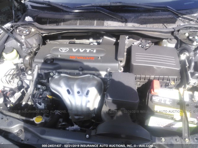 4T1BE46K49U308834 - 2009 TOYOTA CAMRY SE/LE/XLE 灰色 照片 10