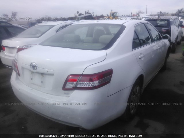 4T4BF3EK9BR149460 - 2011 TOYOTA CAMRY SE/LE/XLE 白色 照片 4