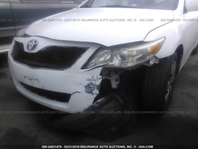 4T4BF3EK9BR149460 - 2011 TOYOTA CAMRY SE/LE/XLE 白色 照片 6