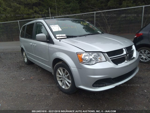 2C4RDGCGXFR541472 - 2015 DODGE GRAND CARAVAN SXT SILVER photo 1