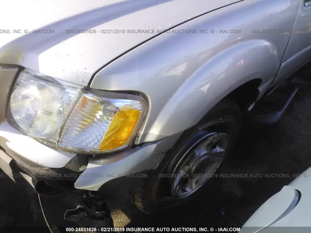 1FMZU70EX3UA87785 - 2003 FORD EXPLORER SPORT SILVER photo 6