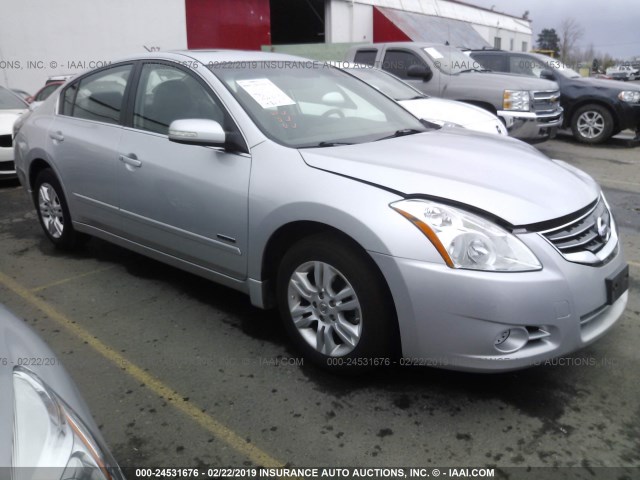 1N4CL2APXAC110233 - 2010 NISSAN ALTIMA HYBRID SILVER photo 1