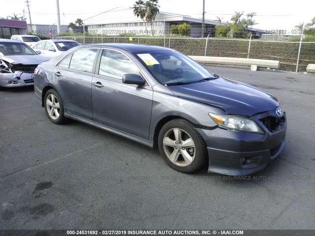 4T1BF3EK7AU508314 - 2010 TOYOTA CAMRY SE/LE/XLE GRAY photo 1