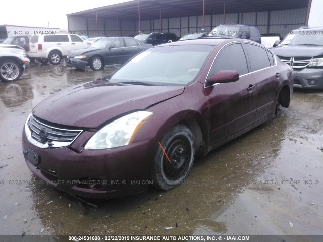 1N4AL2AP6BC125322 - 2011 NISSAN ALTIMA S MAROON photo 2