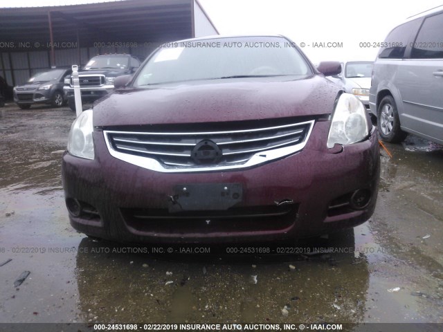 1N4AL2AP6BC125322 - 2011 NISSAN ALTIMA S MAROON photo 6