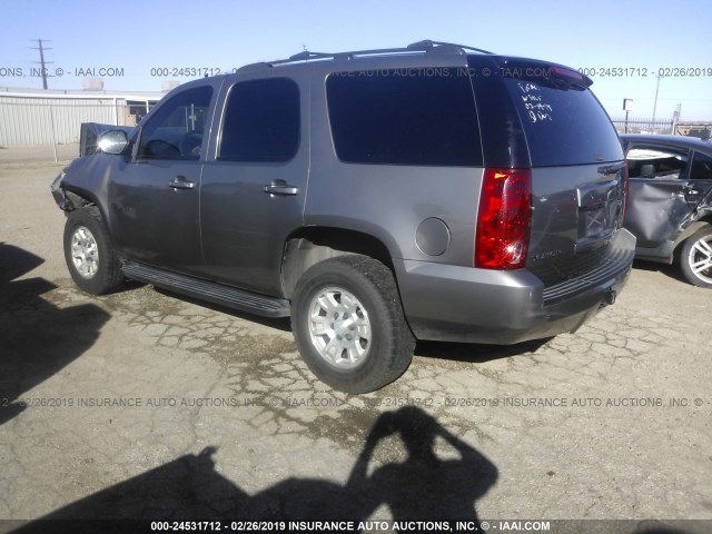 1GKFC13017R122590 - 2007 GMC YUKON GRAY photo 3