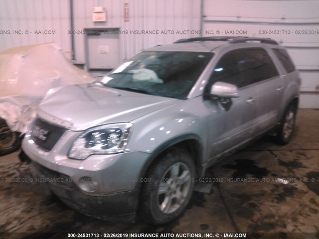 1GKER33757J111237 - 2007 GMC ACADIA SLT-2 SILVER photo 2