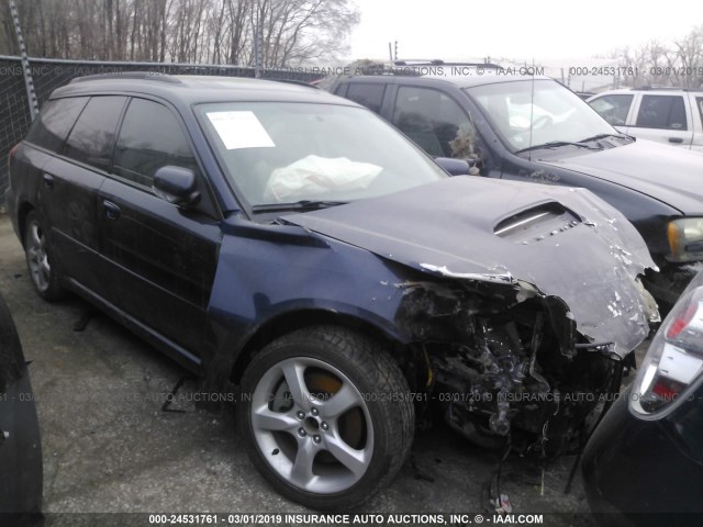 4S3BP676354331317 - 2005 SUBARU LEGACY GT LIMITED BLUE photo 1