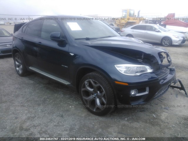 5UXFG8C52DL591821 - 2013 BMW X6 XDRIVE50I Dark Blue photo 1