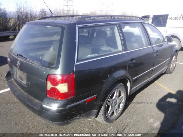 WVWND63B04E214702 - 2004 VOLKSWAGEN PASSAT GL GRAY photo 4