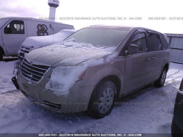 2A8HR44E89R551570 - 2009 CHRYSLER TOWN & COUNTRY LX Champagne photo 2