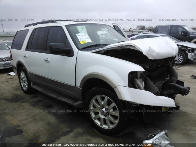 1FMJU1H59BEF57327 - 2011 FORD EXPEDITION XLT/KING RANCH WHITE photo 1