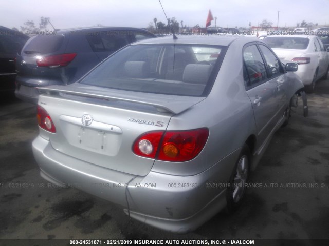 1NXBR32E34Z286400 - 2004 TOYOTA COROLLA CE/LE/S GRAY photo 4