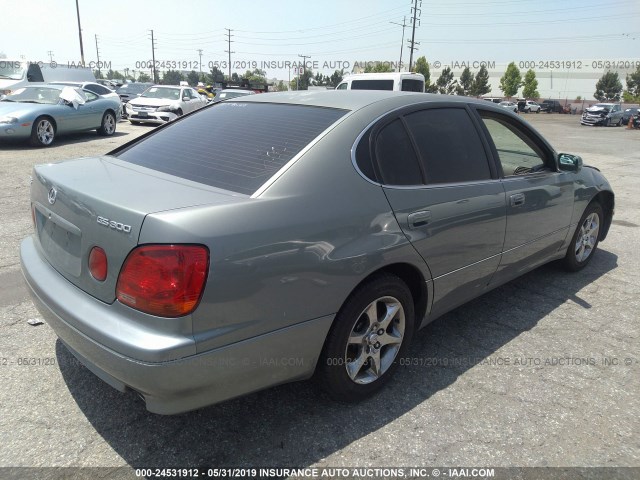 JT8BD69S530183404 - 2003 LEXUS GS 300 GRAY photo 4