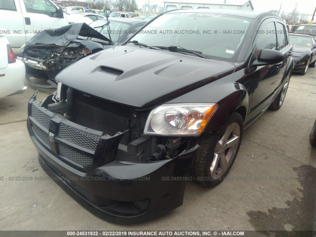 1B3HB68F78D564680 - 2008 DODGE CALIBER SRT-4 BLACK photo 2