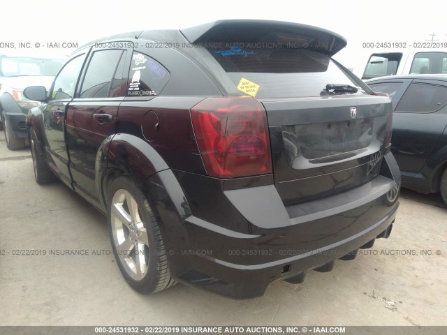 1B3HB68F78D564680 - 2008 DODGE CALIBER SRT-4 BLACK photo 3