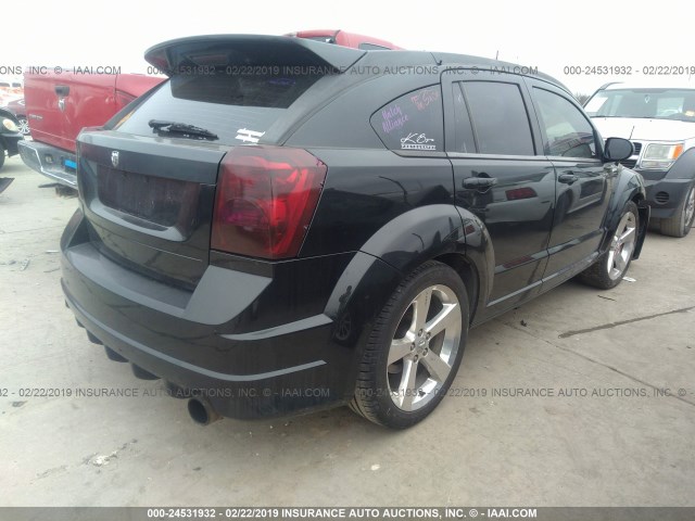 1B3HB68F78D564680 - 2008 DODGE CALIBER SRT-4 BLACK photo 4