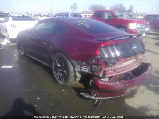 1FA6P8CFXG5203016 - 2016 FORD MUSTANG GT RED photo 3