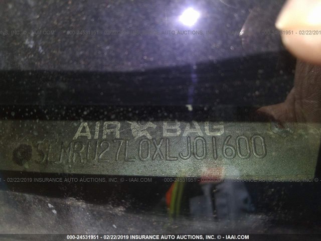 5LMRU27L0XLJ01600 - 1999 LINCOLN NAVIGATOR ORANGE photo 9