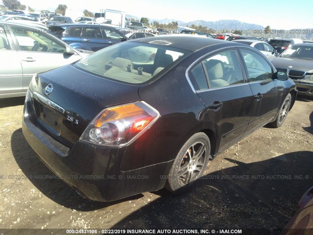 1N4AL21E19N410460 - 2009 NISSAN ALTIMA 2.5/2.5S BLACK photo 4