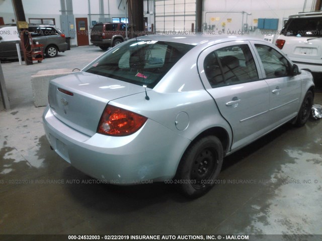 1G1AD5F55A7147330 - 2010 CHEVROLET COBALT 1LT SILVER photo 4