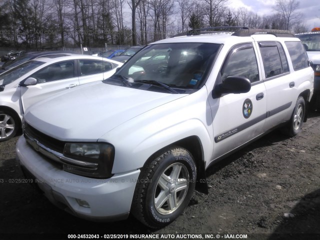 1GNET16S536227446 - 2003 CHEVROLET TRAILBLAZER EXT WHITE photo 2