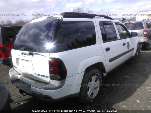 1GNET16S536227446 - 2003 CHEVROLET TRAILBLAZER EXT WHITE photo 4