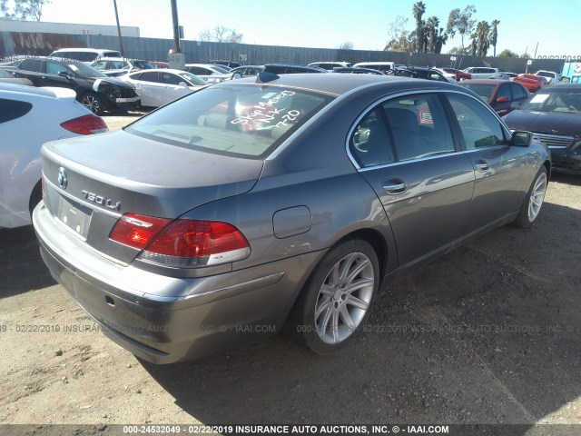 WBAHN835X6DT28888 - 2006 BMW 750 LI GRAY photo 4