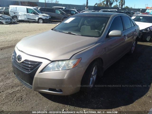 4T1BK46K87U505284 - 2007 TOYOTA CAMRY NEW GENERAT LE/XLE/SE GRAY photo 2