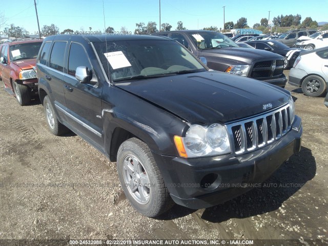 1J8HR68226C197674 - 2006 JEEP GRAND CHEROKEE OVERLAND BLACK photo 1