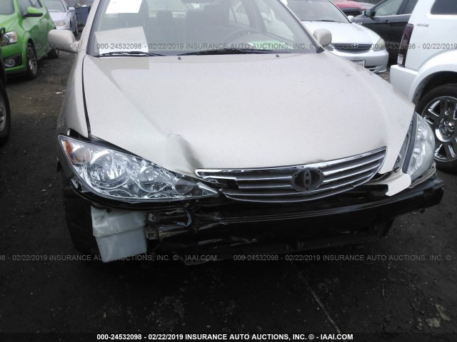 4T1BE30K35U638929 - 2005 TOYOTA CAMRY LE/XLE/SE GOLD photo 6