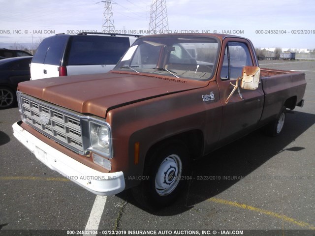 CCL147Z102888 - 1977 CHEVROLET DELUXE ORANGE photo 2