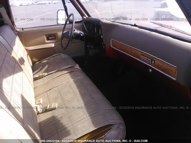 CCL147Z102888 - 1977 CHEVROLET DELUXE ORANGE photo 5