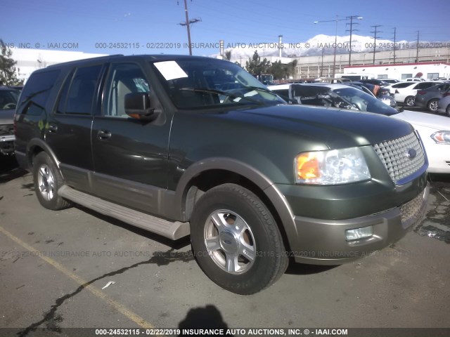 1FMPU17L94LA73084 - 2004 FORD EXPEDITION EDDIE BAUER GREEN photo 1