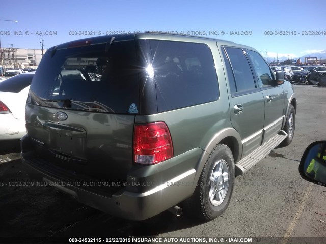 1FMPU17L94LA73084 - 2004 FORD EXPEDITION EDDIE BAUER GREEN photo 4