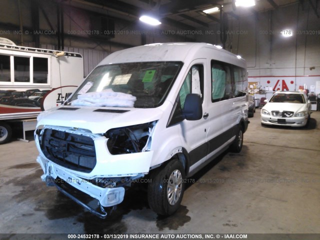 1FBZX2CM3HKA08417 - 2017 FORD TRANSIT T-350 WHITE photo 2