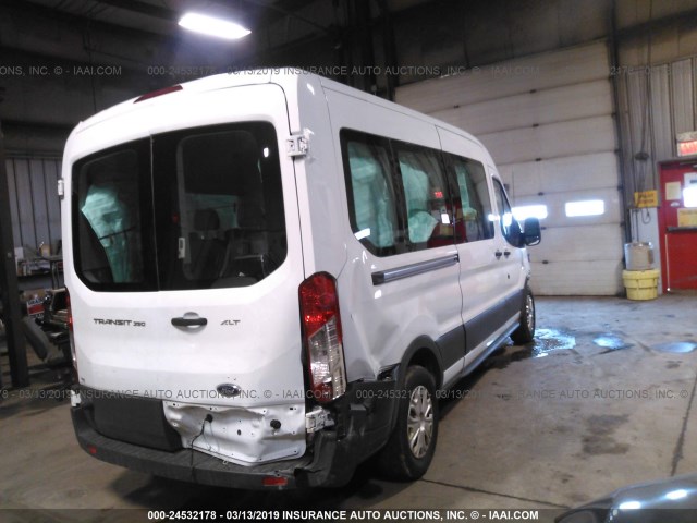 1FBZX2CM3HKA08417 - 2017 FORD TRANSIT T-350 WHITE photo 4