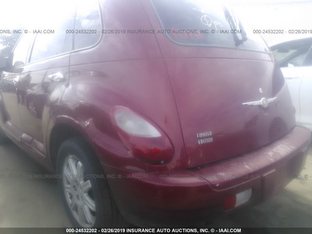 3A8FY68B06T280258 - 2006 CHRYSLER PT CRUISER LIMITED RED photo 6