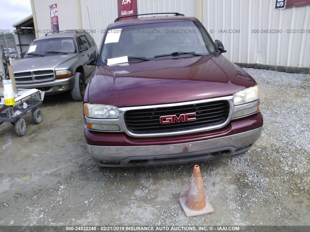 1GKEC13ZX3J338893 - 2003 GMC YUKON MAROON photo 6